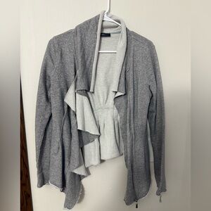 Cloudwalkers Light Gray Women's Open Cardigan